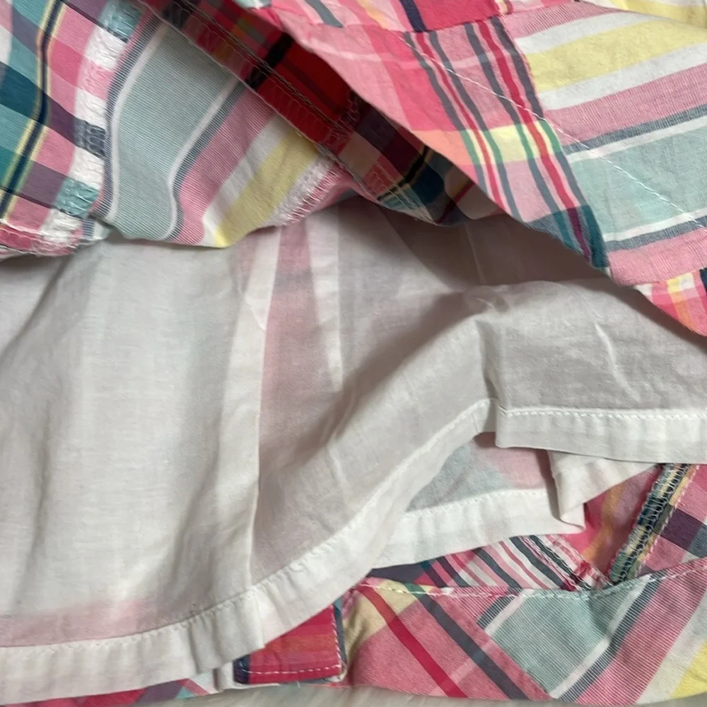 Janie and Jack Colorful Plaid Cotton Lined Sundress